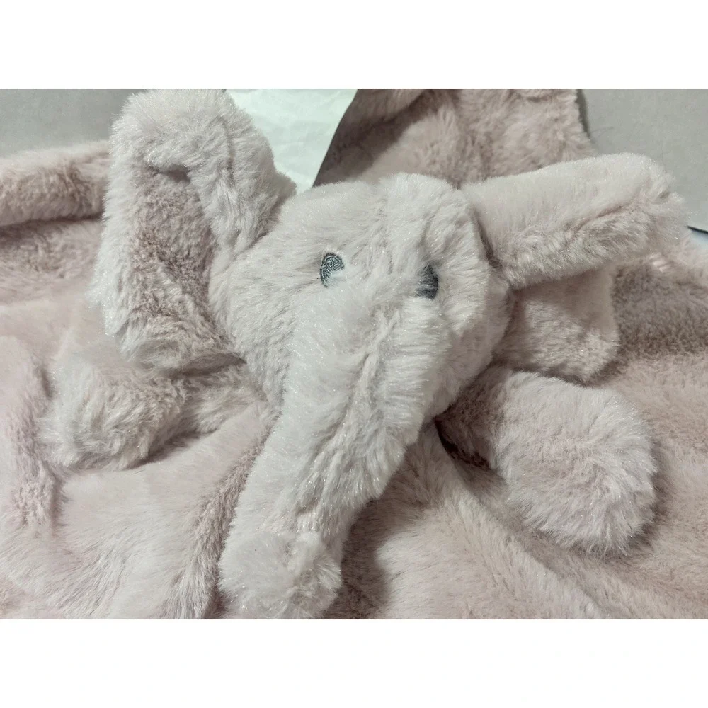 Elephant Lovey Baby Blanket‎ Teething Comfort Rose Pink Color Soft Cuddly HG4